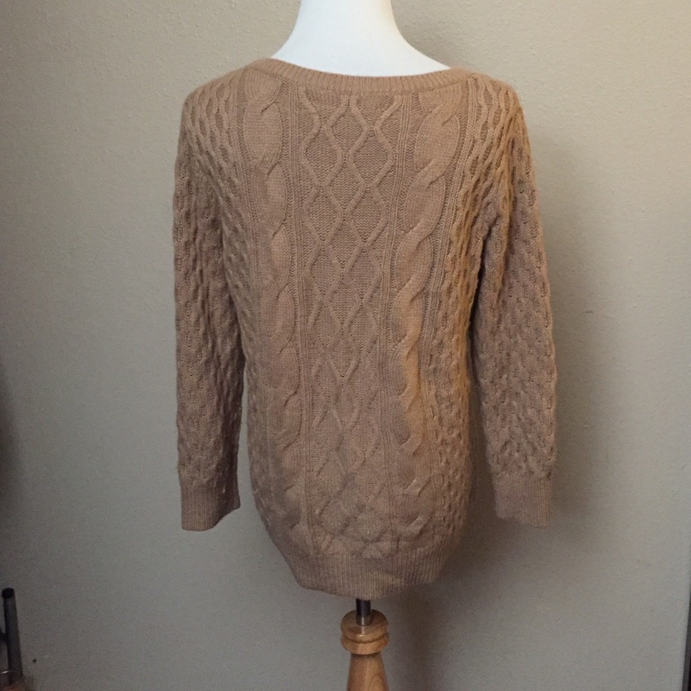 Loft Cable Knit Sweater M - Picture 3 of 5